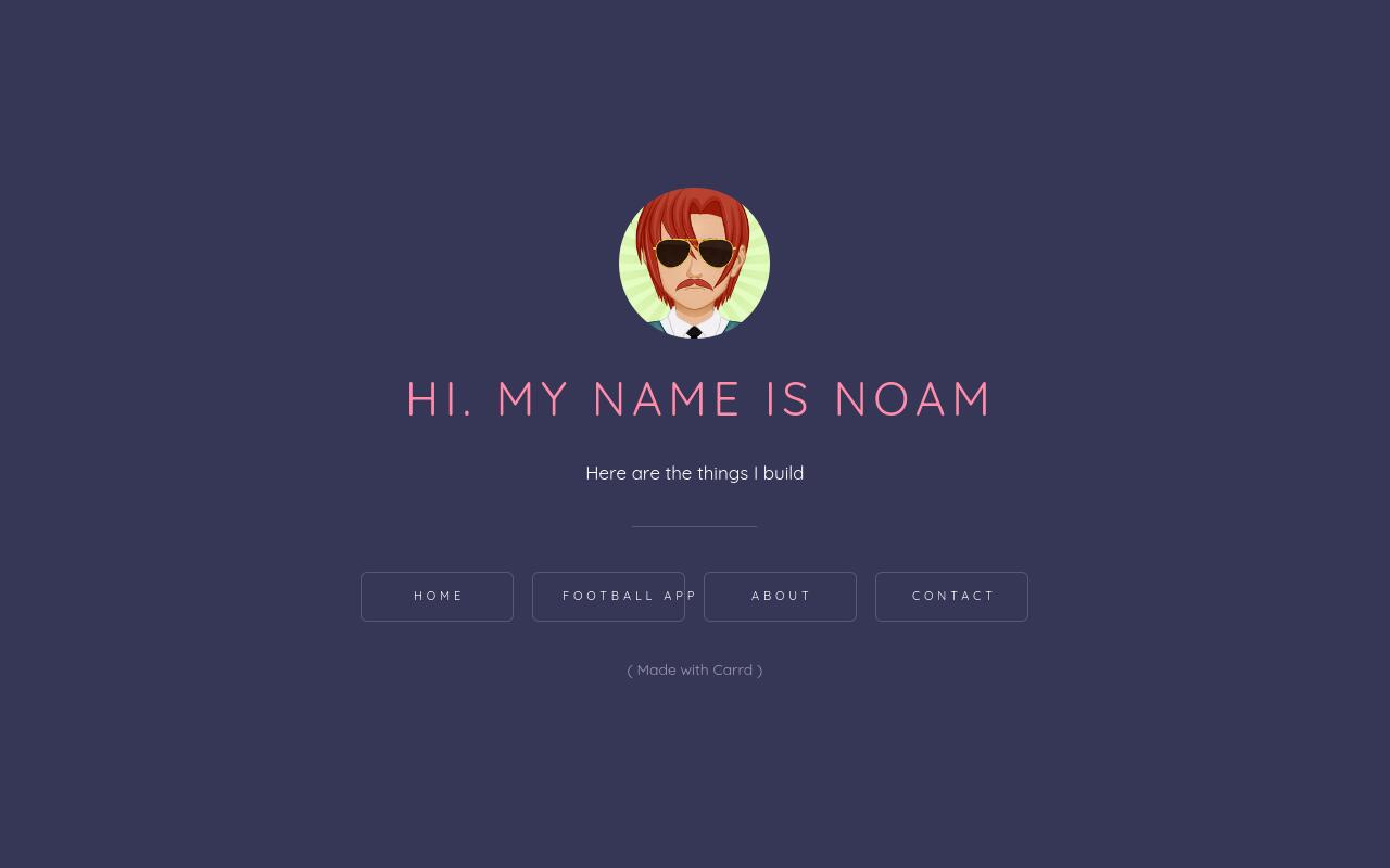 Carrd profile picture for @noam